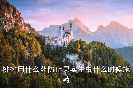 桃樹用什么藥防止果實生蟲什么時候施藥