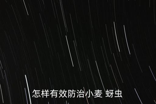 ,什么農藥打麥蚜蟲