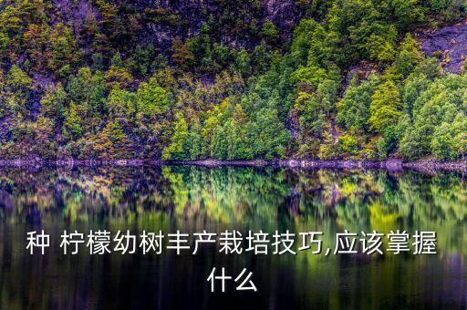 檸檬幼苗打什么農藥好用,檸檬的幼苗長什么樣子