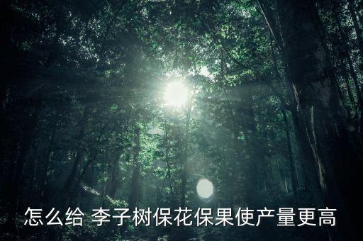 李子花開之后用什么農藥,買什么農藥使李子變大