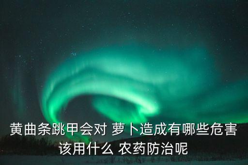 蘿卜不能噴什么農(nóng)藥,蘿卜需要噴農(nóng)藥嗎