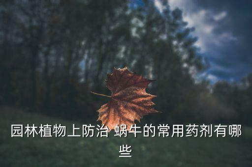有什么農(nóng)藥治蝸牛病的,什么農(nóng)藥能殺死蝸牛