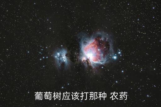  葡萄樹應(yīng)該打那種 農(nóng)藥