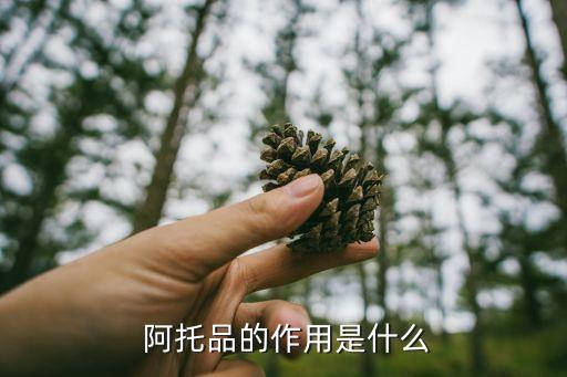  阿托品的作用是什么