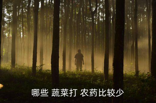 哪些 蔬菜打 農(nóng)藥比較少