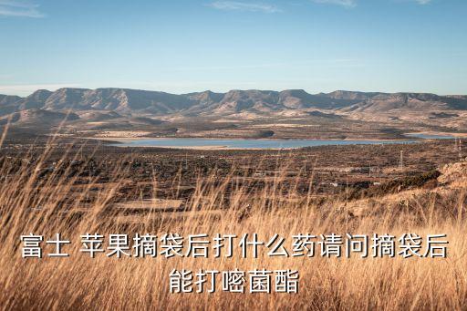 蘋果后期打什么農藥好呢,馬鈴薯后期噴什么農藥