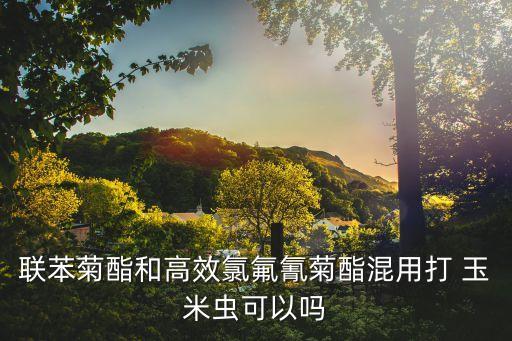 打玉米蟲什么農藥好點