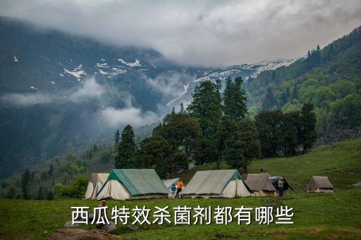  西瓜特效殺菌劑都有哪些