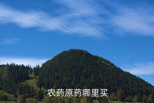  農(nóng)藥原藥哪里買