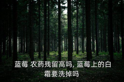 藍莓用什么農(nóng)藥最好,藍莓和什么搭配最好
