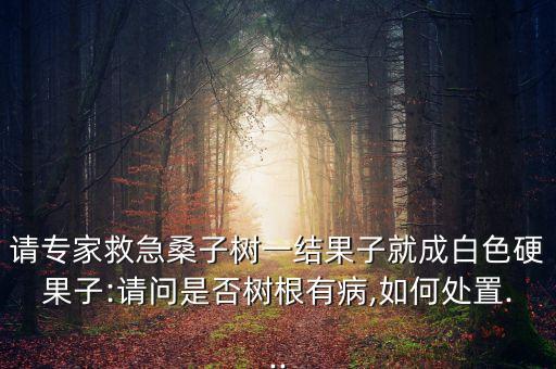 桑樹用什么農藥好呀圖片,什么農藥能殺死桑樹