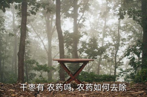 干棗有 農藥嗎, 農藥如何去除