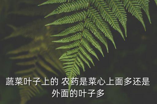 什么食物農藥殘留大,食物中的農藥殘留會導致哪些疾病