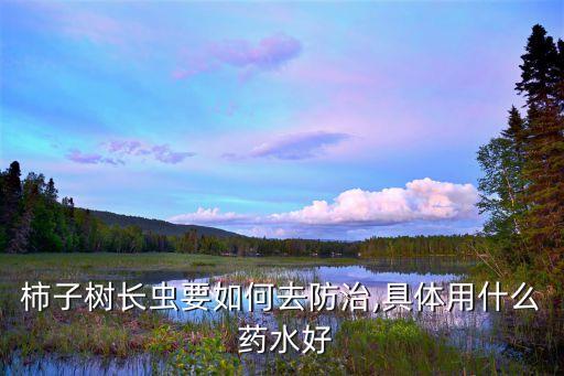 柿子樹長蟲要如何去防治,具體用什么 藥水好