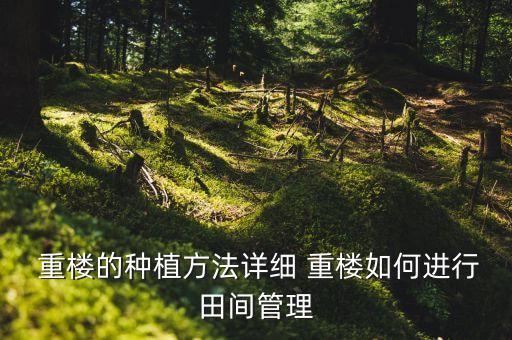野生重樓打什么農(nóng)藥最好,重樓用什么殺蟲農(nóng)藥