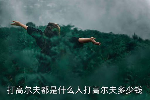 打高爾夫都是什么人打高爾夫多少錢
