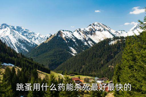 消滅跳蚤用什么農藥好,跳蚤用什么農藥可以殺死