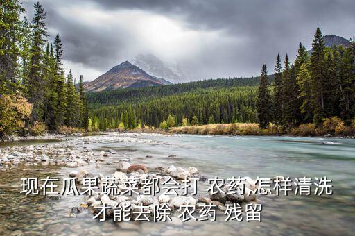 什么藥劑可以消除農藥殘留,用什么消除農藥殘留