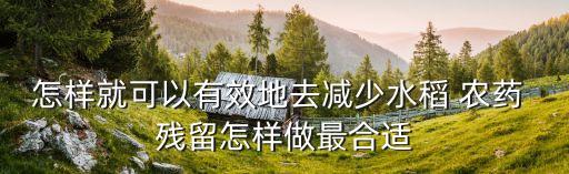 農(nóng)藥殘留注意什么,什么水果農(nóng)藥殘留最多