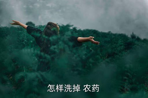 怎樣洗掉 農藥