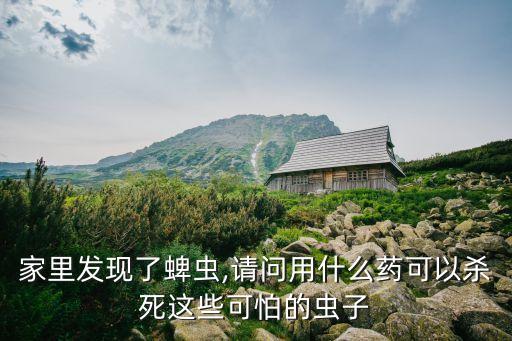 家里發(fā)現(xiàn)了蜱蟲,請(qǐng)問用什么藥可以殺死這些可怕的蟲子