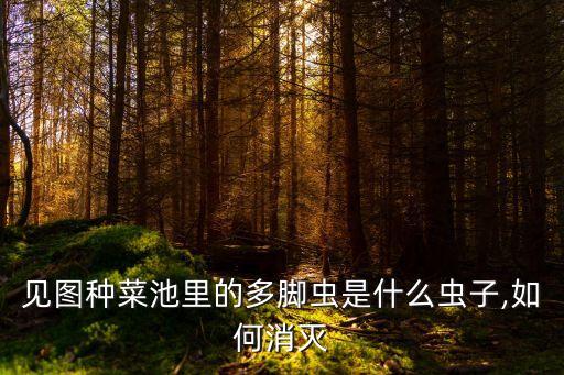 多足蟲怕什么農藥,螺絲蟲最怕什么農藥