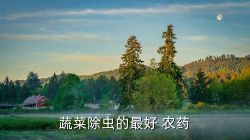 蔬菜除蟲的最好 農藥