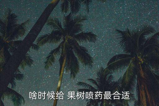 南方果樹(shù)什么季節(jié)打農(nóng)藥,南方什么果樹(shù)好種不用管理