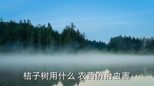 桔子樹用什么 農藥防治蟲害