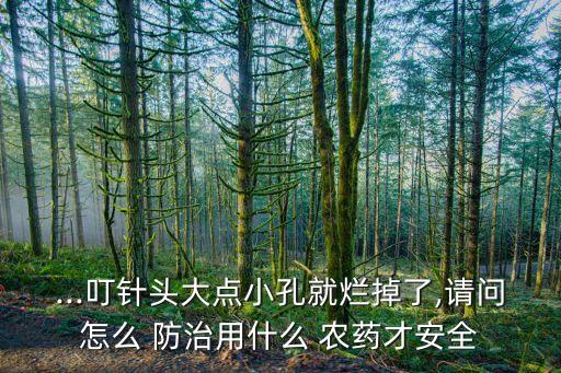 臍橙的病蟲防治用什么農藥