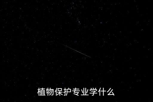 植物保護(hù)專業(yè)學(xué)什么