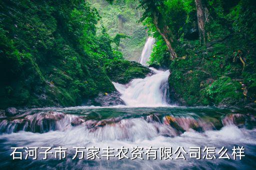石河子市 萬家豐農資有限公司怎么樣