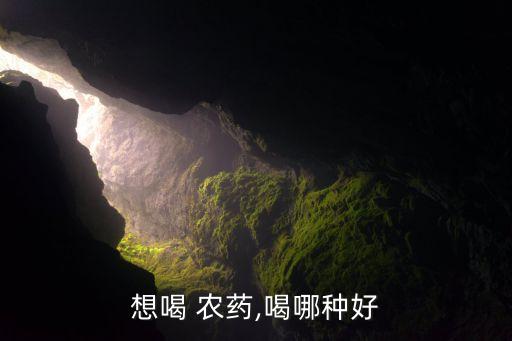想喝 農藥,喝哪種好