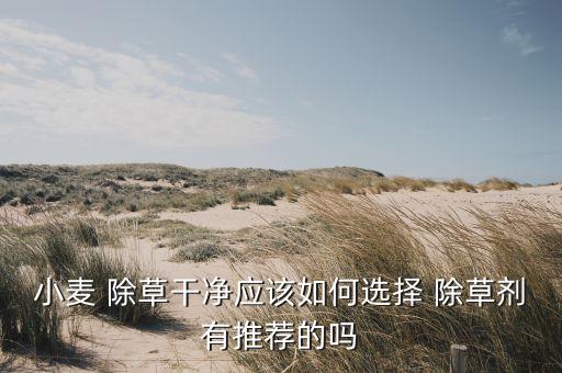 麥子地除草用什么農藥,荒山除草用什么農藥好?