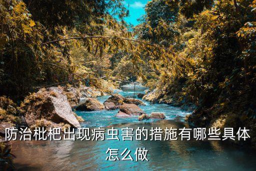 防治枇杷出現病蟲害的措施有哪些具體怎么做