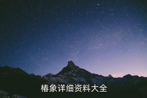  椿象詳細資料大全