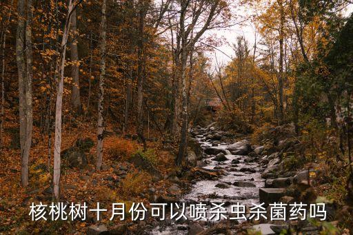  核桃樹十月份可以噴殺蟲殺菌藥嗎