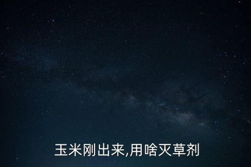 玉米長雜草用什么農藥消毒