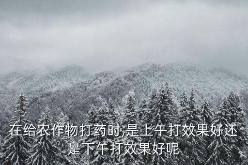 蔬菜什么時候打農藥最好,洗蔬菜殘留的農藥最好的辦法