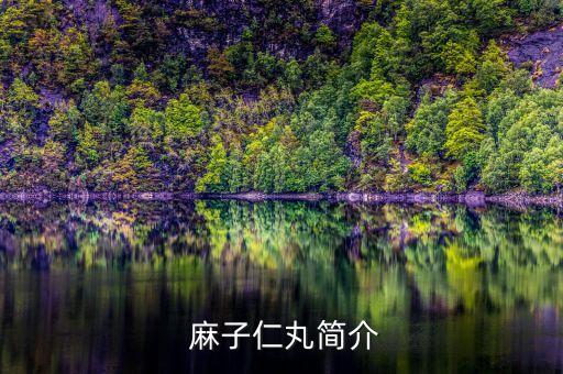  麻子仁丸簡介
