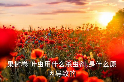 禾苗長卷葉蟲用什么農藥