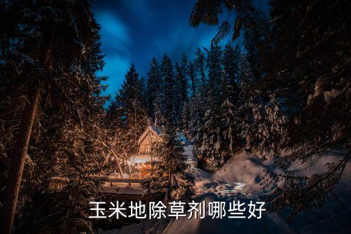  玉米地除草劑哪些好