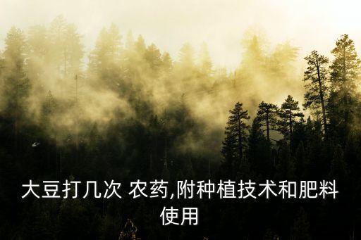 豆子種了之后打什么農(nóng)藥,豆子炸完油之后叫什么