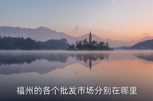  福州的各個批發市場分別在哪里