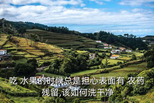 吃 水果的時(shí)候總是擔(dān)心表面有 農(nóng)藥 殘留,該如何洗干凈