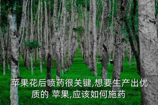 蘋果套袋后噴什么農藥