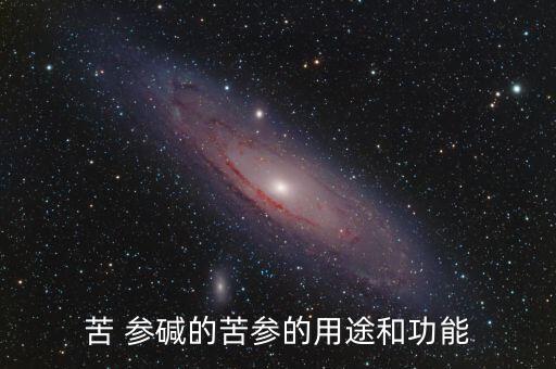 苦 參堿的苦參的用途和功能