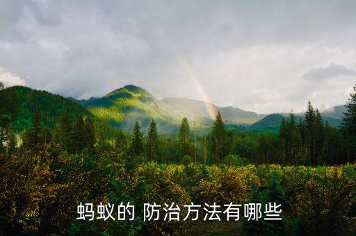  螞蟻的 防治方法有哪些