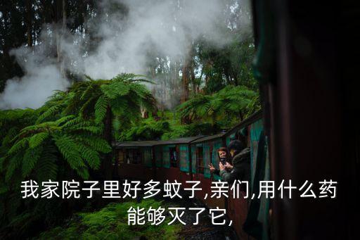 我家院子里好多蚊子,親們,用什么藥能夠滅了它,