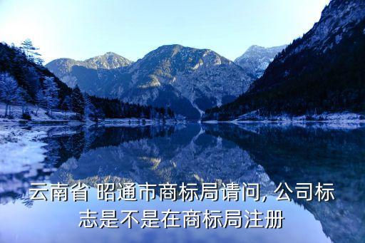 云南省 昭通市商標局請問, 公司標志是不是在商標局注冊